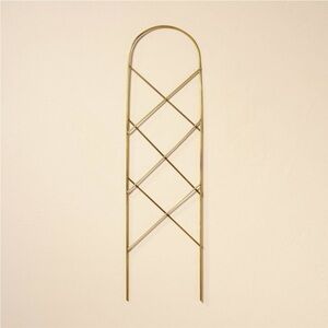 6"x22" Metal Plant Trellis Brass Finish - Hearth & Hand Magnolia